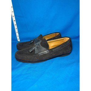 Zara Mens Black Suede Loafer Shoes Size 8.5 US /41